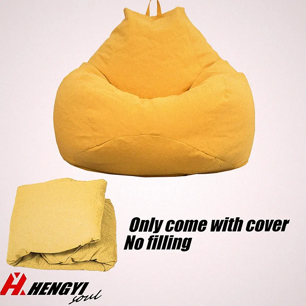 Bean Bag Chairs Couch Sofa Lazy Lounger Cover Indoor Home (without filler)